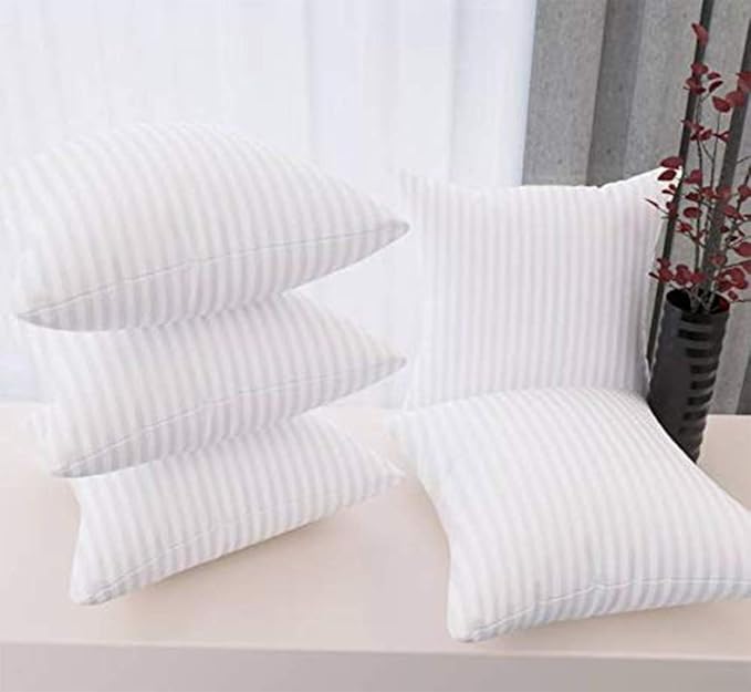 WSOKO Microfiber Cushion all sizes inch Filler, Sofa Cushions, Durable Sofa Pillow for Home Décor - White recline vacuum pillow