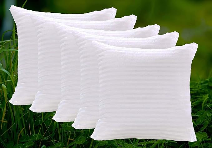 WSOKO Microfiber Cushion all sizes inch Filler, Sofa Cushions, Durable Sofa Pillow for Home Décor - White vacuum pillow