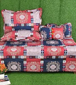 WSOKO COTTON italia Fitted Premium King Size Bedsheet (108" x 108") 400 TC