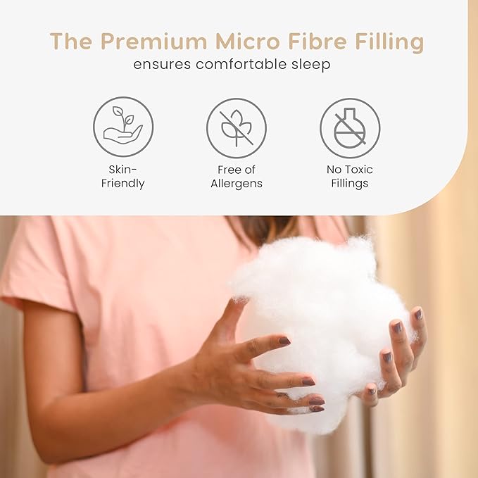 WSOKO Microfiber Cushion all sizes inch Filler, Sofa Cushions, Durable Sofa Pillow for Home Décor - White recline vacuum pillow
