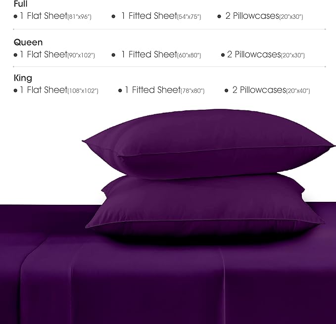 WSOKO 300 TC 100% Cotton Satin Stripe Single Bed Sheet - Premium Hotel Bedsheet and 2 Pillow Covers Set for Hotels, Guest House & B&B (108"X108"