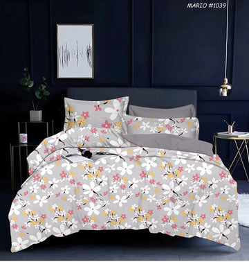 wsoko 300tc Soft Cotton Bedsheet for Double Bed, Size 90x100 inches with 2 Large Size Pillow Covers