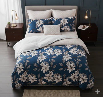 WSOKO COTTON Venice Fitted Premium King Size Bedsheet (108" x 108") 400 TC