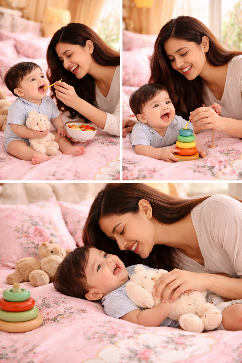 Baby Bed Sheet Pink Color – Soft Cotton Comfort for Your Little One 👶💖