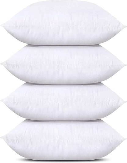 WSOKO Microfiber Cushion all sizes  inch Filler, Sofa Cushions, Durable Sofa Pillow for Home Décor - White recline vacuum pillow