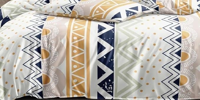 WSOKO 00% Egyptian Cotton 3 Piece Bed Sheet King Size Bedsheet: 108 inch x 108 inch or 274 cm x 274 cm, Pillow Cover: 17 inch x 27 inch or 43 cm x 68 cm