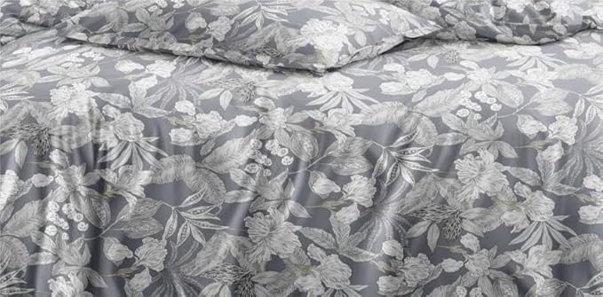 WSOKO COTTON 300TC Printed Super King Size Double Bedsheet with Two Pillow Covers, 108 * 108 Inches