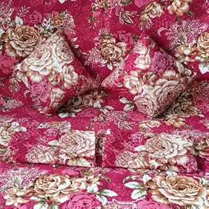 WSOKO Nizora Fitted Premium King Size Bedsheet (108" x 108") 400 TC