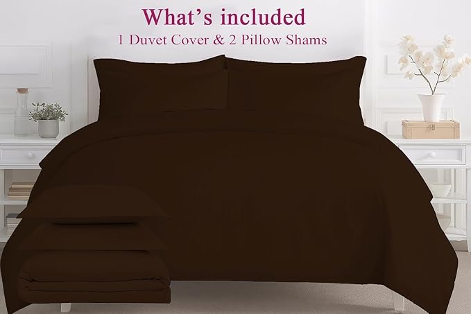 WSOKO 600 TC Premium Cotton Dark Coffee Stripe Super King Bedsheet – 108 × 108 Inch