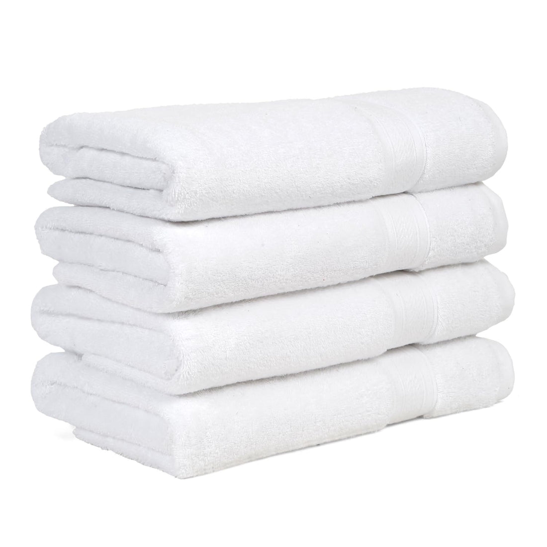 WSOKO 600 GSM Pure Cotton Hand Towel – 4 Pieces Set 16x27 size
