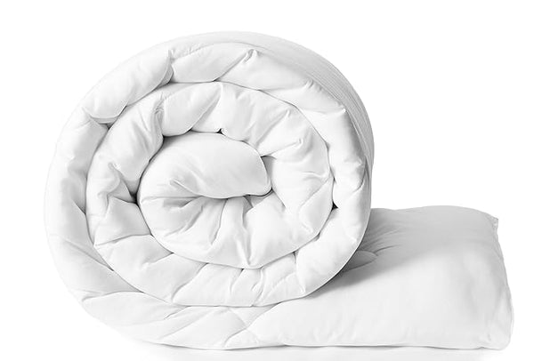 WSOKO COTTON&nbsp; Duvet 500 GSM Winter Comforter Premium Collection Quilted Comforter (92" x 106" Inches/233cm x 269cm) - King Size Comforter|White| Microfiber| lightweight