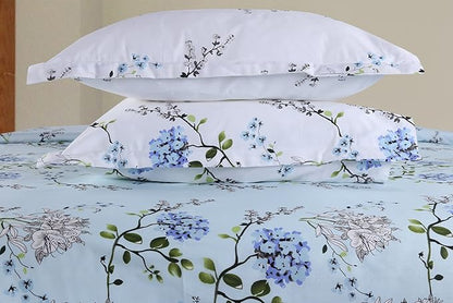 WSOKO Microfiber Satin Striped Bedsheet 400TC | Double Bedsheets for Double Size Bed | Solid Color Bed Sheets Flat Sheets Size (90x100) inch + 2 Pillow Cover (28x18) inch