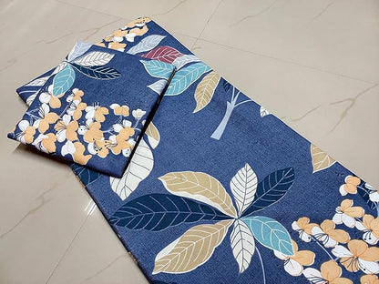 WSOKO COTTON Bedsheet Super King Size Bedsheet 9 Feet 108x108 Inch with 2 Large Size Pillow Covers, Designer Stitching On Pillow Covers