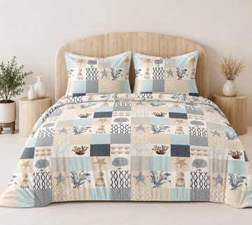 WSOKO COTTON Premium 400 TC Super King Bedsheet | 108x108