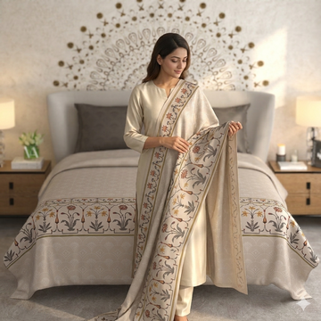 WSOKO Premium Cotton 400 TC Super King Bedsheet | Luxury Bedding Set