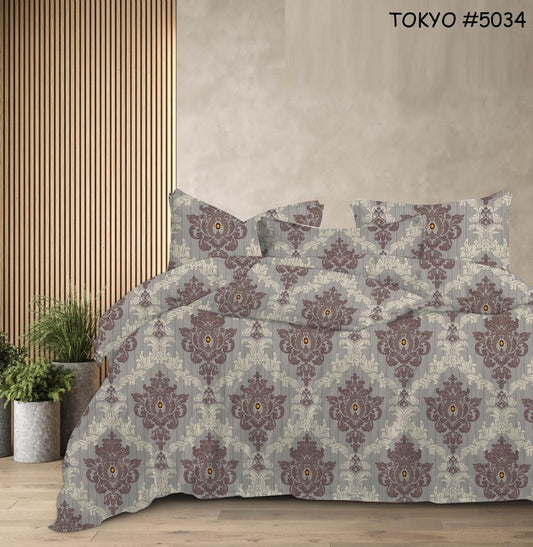 WSOKO 00% Egyptian Cotton 3 Piece Bed Sheet King Size Bedsheet: 108 inch x 108 inch or 274 cm x 274 cm, Pillow Cover: 17 inch x 27 inch or 43 cm x 68 cm