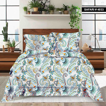 WSOKO  Soft Cotton Queen Bedsheet for Double Bed, Queen Size 90 Inches X 100 Inches, 230 X 250 cm with 2 Large Size Pillow Covers Without