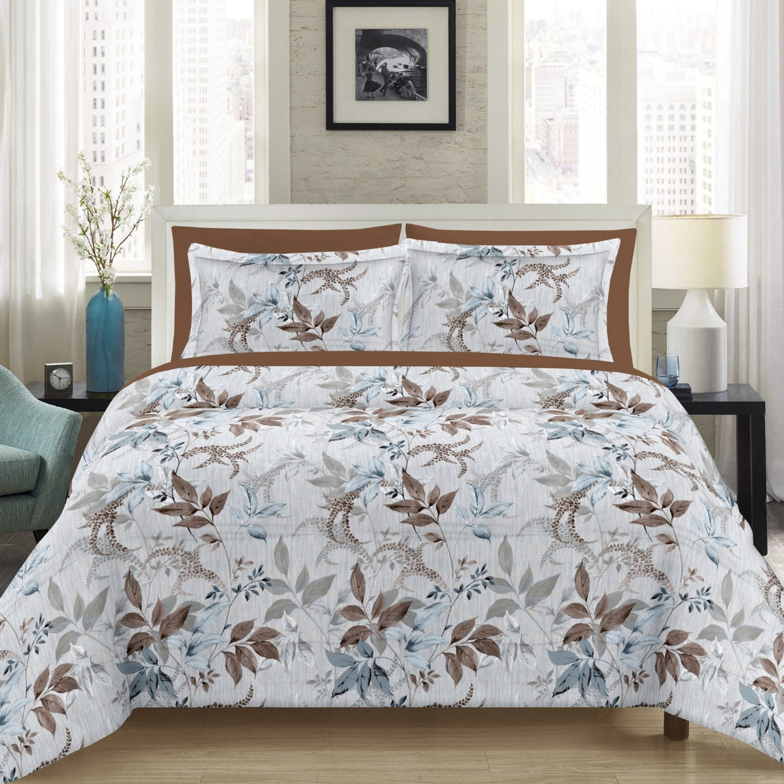 &nbsp;WSOKO Cotton Print Bedsheet,500 Thread Count Super King Size With Two Pillow Cases(Mauve),500 TC