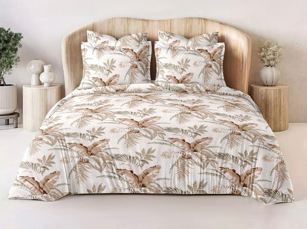 Cotton King Size Bedsheet 108x108 Super King, 100% Pure Cotton 400tc with 2 Pillow Covers,