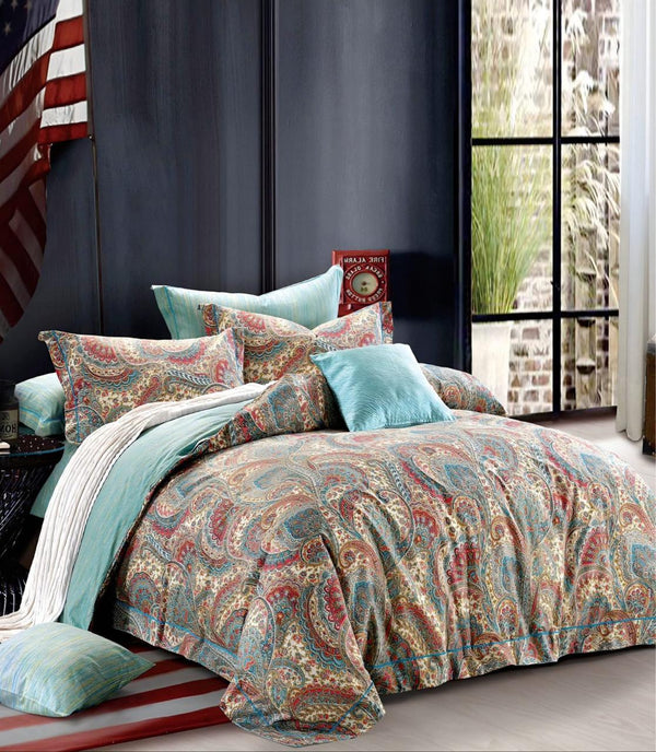 Luxury 400 TC Pure Cotton Bedsheet (108x108) | Wsoko Cotton | Super King Size | 2 Pillow Covers Set