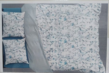WSOKO COTTON Queen Size 300 TC Bedsheet | 90x100 Inch | 2 Pillow Covers